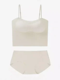 Ensembles de lingerie 2 pièces vert soutien-gorge et culotte