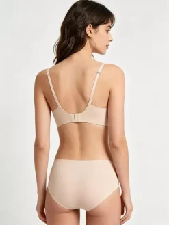 Ensemble soutien-gorge et culotte abricot clair (2 pièces)