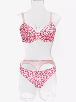 Ensemble soutien-gorge et culotte deux pièces jaune à imprimé floral pour la mariée