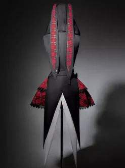 Ensemble trois pièces veste à capuche chemisier et jupe style gothique Lolita Midnight Bunny Rock