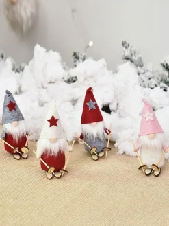 Eric White Christmas Santa Claus Doll Polyester Fiber Christmas Holidays Costumes Props