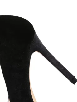 Escarpin Bleu Royal Velvet Bout Pointu Talon Aiguille 2026 Escarpins Femmes