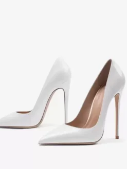 Escarpins à Talons Hauts avec Bout Pointu Unicolore