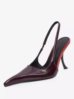 Escarpins à talons hauts bout pointu bride arrière