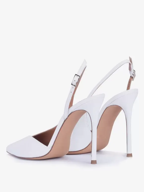 Escarpins habillés pour femmes Slingback Desinged Bout pointu Talons hauts