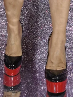 Escarpins sexy à talons hauts et talons aiguilles pour femmes  escarpins supérieurs en PU verni