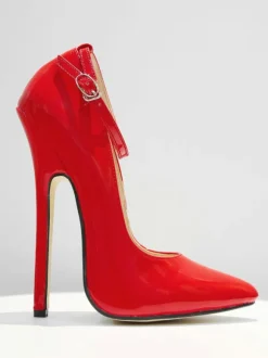 Escarpins sexy rouges 6 3 