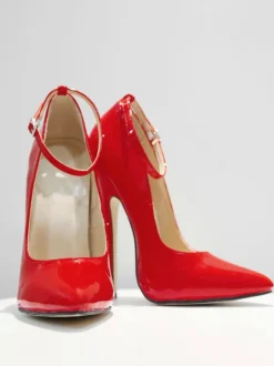 Escarpins sexy rouges 6 3 