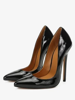 Escarpins En Cuir PU À Talons Hauts Sexy Pour Femmes