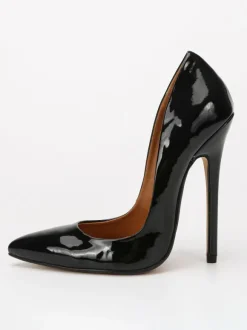 Escarpins En Cuir PU À Talons Hauts Sexy Pour Femmes