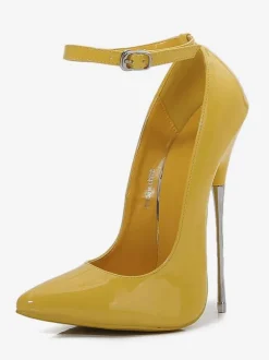 Escarpins en cuir PU à talons hauts sexy pour femmes