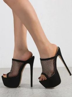 Escarpins En Cuir Suédé à Talons Hauts Sexy Pour Femmes