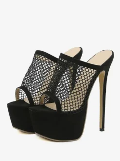 Escarpins En Cuir Suédé à Talons Hauts Sexy Pour Femmes