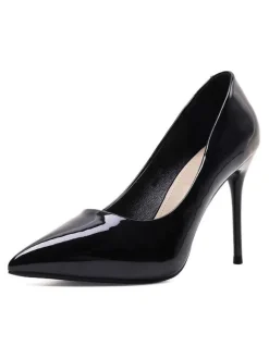 Escarpins Femme à Talons Hauts avec Bout Pointu Unicolore