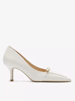 Escarpins noirs à petits talons bout pointu chaussures habillées à enfiler pour femmes