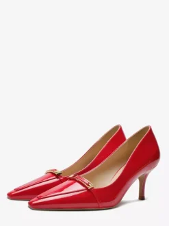 Escarpins noirs à petits talons bout pointu chaussures habillées à enfiler pour femmes