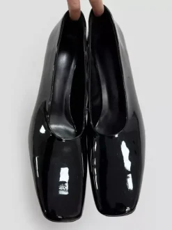 Escarpins sexy pour femmes bout carré chaussures habillées à enfiler