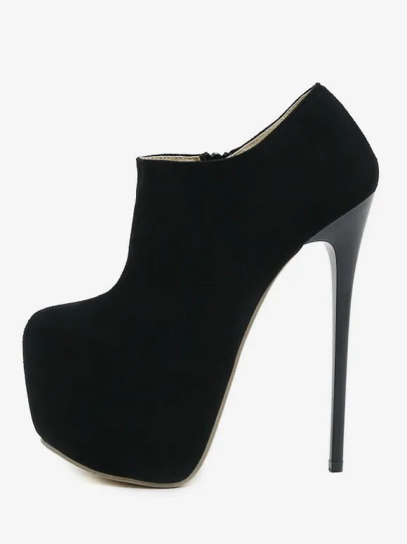 Escarpins sexy à talons hauts et talons aiguilles en micro-daim pour femmes