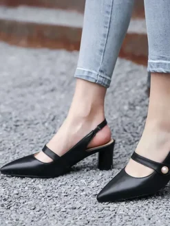 Escarpins à talons bas et bout pointu Escarpins à talons hauts Chaussures pour femmes