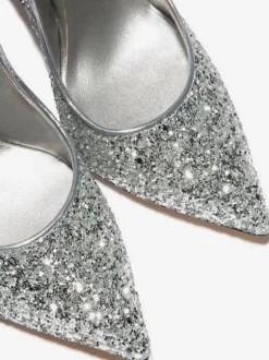 Escarpins à talons hauts pour femmes  souliers de soirée à bout pointu doré