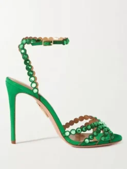 Escarpins À Talons Hauts Pour Femmes Chaussures Talon Aiguille Tige En Micro Suède