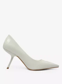Escarpins à talons hauts rouges et bout pointu pour femmes