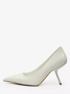 Escarpins à talons hauts rouges et bout pointu pour femmes