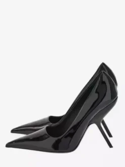 Escarpins à talons hauts rouges et bout pointu pour femmes
