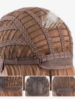 Faits saillants Perruques courtes Pixie Cut Perruque synthétique quotidienne en fibre résistante à la chaleur pour femmes 2026