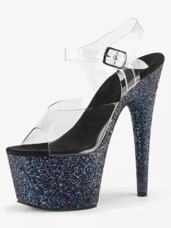Femmes Sandales Sexy Or clair Synthétique Cuir Peep Toe 2.8 Sandales à plateforme