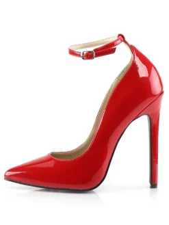 Femmes sexy talons hauts sangle de cheville noir bout pointu paillettes chaussures de pompe sexy