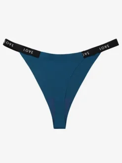 Femmes Sexy Culotte Violet Foncée Imprimer Sous-Vêtements
