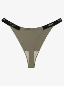 Femmes Sexy Culotte Violet Foncée Imprimer Sous-Vêtements