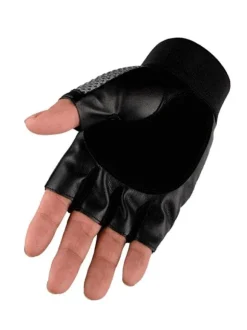 Gants Homme Chic Skull Polyester Gants Noirs