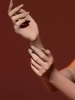Gants blancs ultra-fins pour femmes gants soyeux et sexy