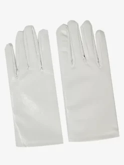 Gants en cuir blancs décontractés pour femmes au quotidien