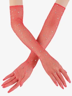 Gants Longs Pour Femmes Strass