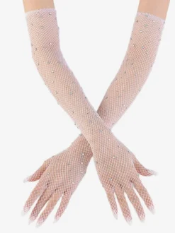 Gants Longs Pour Femmes Strass