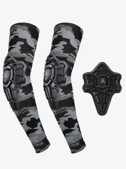 Genouillères Longues De Moto Anti-Chute Respirantes Absorbant La Sueur Protection Genou