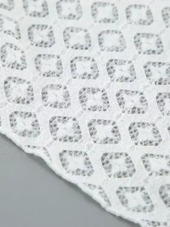 Gilet cardigan ajusté en maille ajourée avec manches évasées pour femme 2026