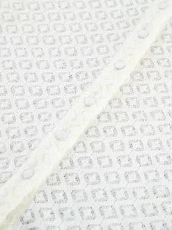 Gilet cardigan ajusté en maille ajourée avec manches évasées pour femme 2026