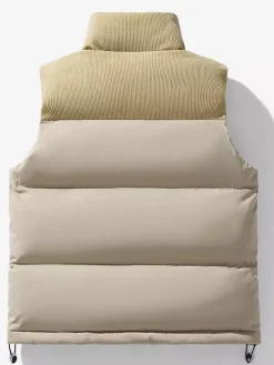 Gilet matelassé sans manches à col montant pour homme