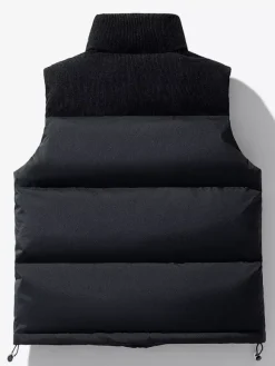 Gilet matelassé sans manches à col montant pour homme