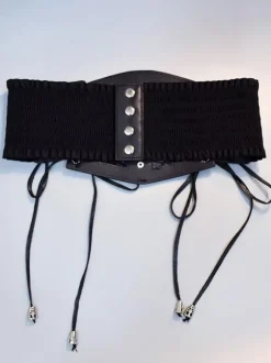 Gothique Lolita Accessoires Lacet Noir Dentelle Fibre Divers