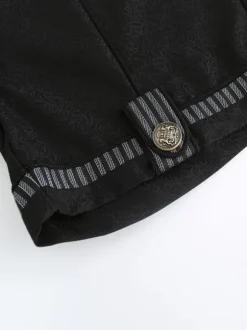 Gothique Pantalon Lolita Bloomers Short Lolita Droit Noir