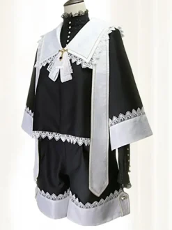 Gothique Lolita Manteaux Noir Dentelle Printemps Lolita Vintage
