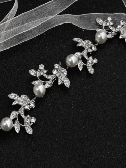 Guirlande de mariée couronne mariage argent