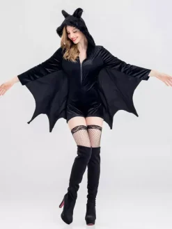 Halloween Costume Chauve-Souris Femmes Sexy Vampire Démon Cosplay Carnavals Combinaisons Déguisements Halloween