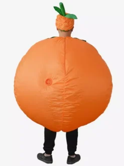 Halloween Costume Gonflable Citrouille Cosplay Drôle Unisexe Pour Stature 1.5鈥塵-2鈥塵 Cadeau Déguisements Halloween Fête Soirée de Costume