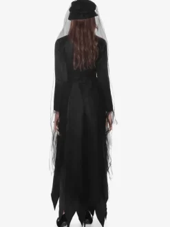 Halloween Costumes d'Halloween pour femmes Costume de mariée Vampire Costume de scène de spectacle pour femmes adultes